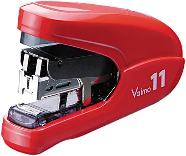 Main image of Max HD92321 Flat Clinch Light Effort Stapler, 35-Sheet Capacity, Red