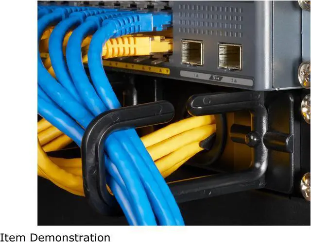 Alt view image 4 of 4 - StarTech.com 1U Server Rack Cable Management Panel - Cable Manager