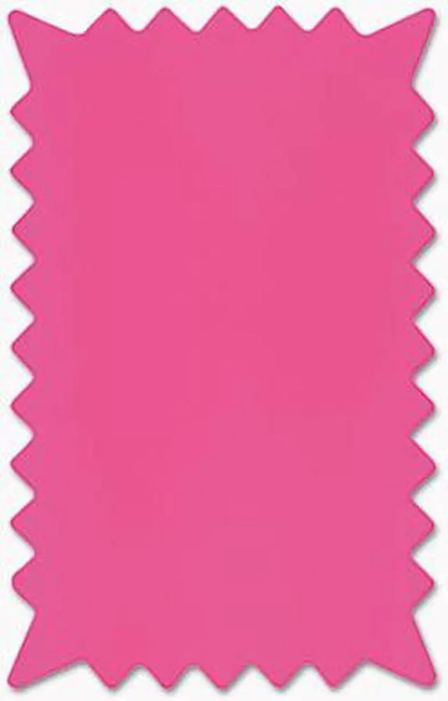 Main image of COSCO 090251 Die Cut Paper Signs,  6 3/8 x 10 1/8, Rectangle, Assorted Colors, Pack of 36 Ea