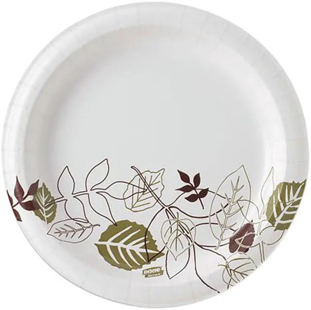 Main image of Dixie SXP9PATH Ultra Pathways Heavyweight Paper Plates, WiseSize, 8 1/2", 500/Carton