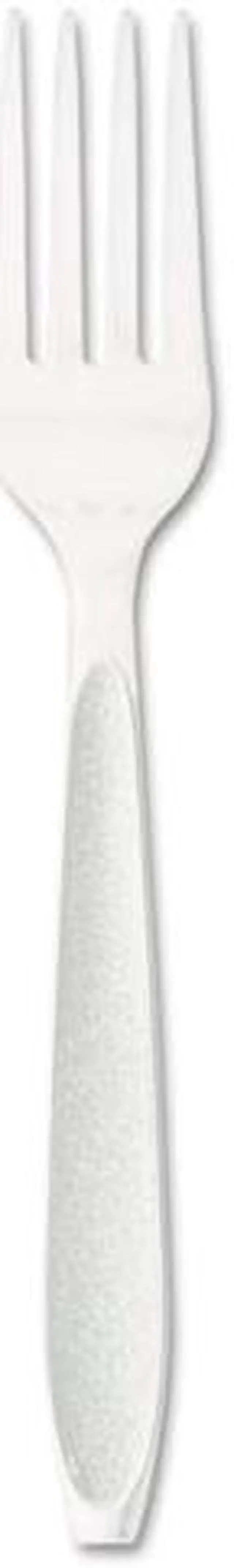 Main image of SOLO Cup Company HSWF-0007 Impress Heavyweight Full-Length Polystyrene Cutlery, Fork, White, 1000