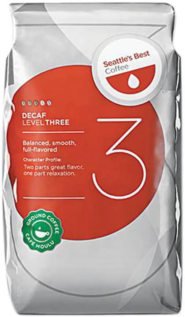 Main image of Seattle's Best 11008554 Premeasured Coffee Packs, Seattle’s Best DLC Decaf-Level 3, 2 oz Packet, 18/Box