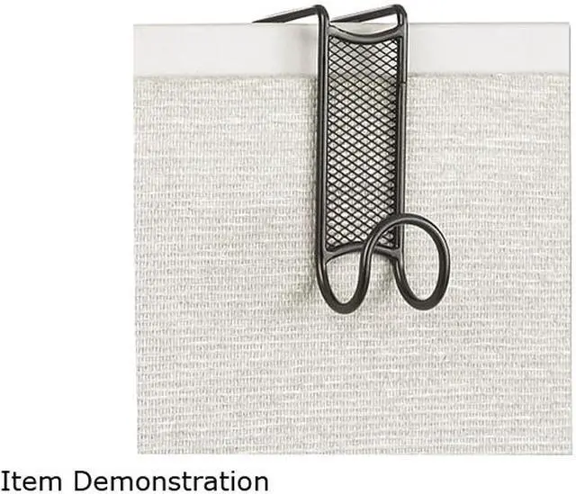 Main image of Safco 4229BL Onyx Panel/Door Coat Hook, Steel