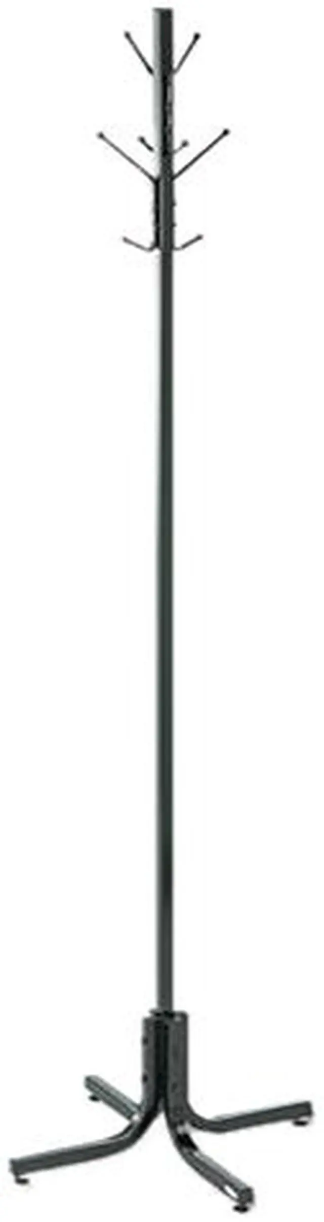 Main image of Safco 4163BL Costumer, Four Ball-Tipped Double-Hooks, Metal, Black