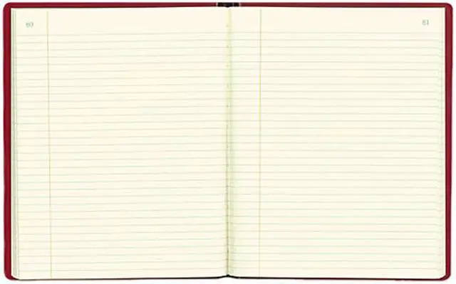 Main image of Rediform 57231 Red Vinyl Series Journal, 300 Pages, 7 3/4 x 10 Sheets, 8 1/4 x 10 1/2 Book, Red