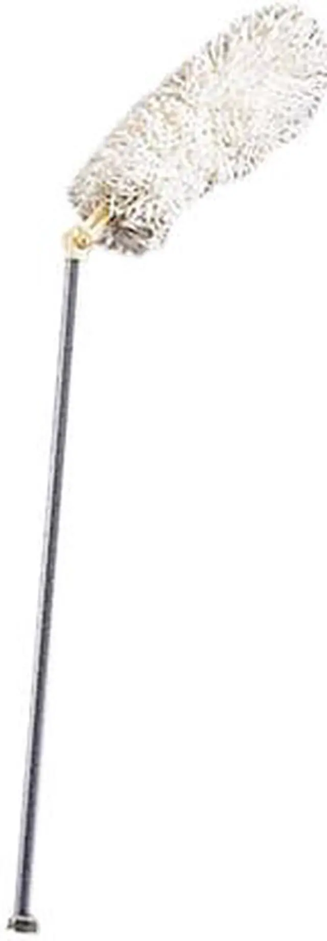 Alt view image 2 of 2 - Rubbermaid Commercial T120 Hiduster Plus Antimicrobial Angled Overhead Duster, Extends to 51, White
