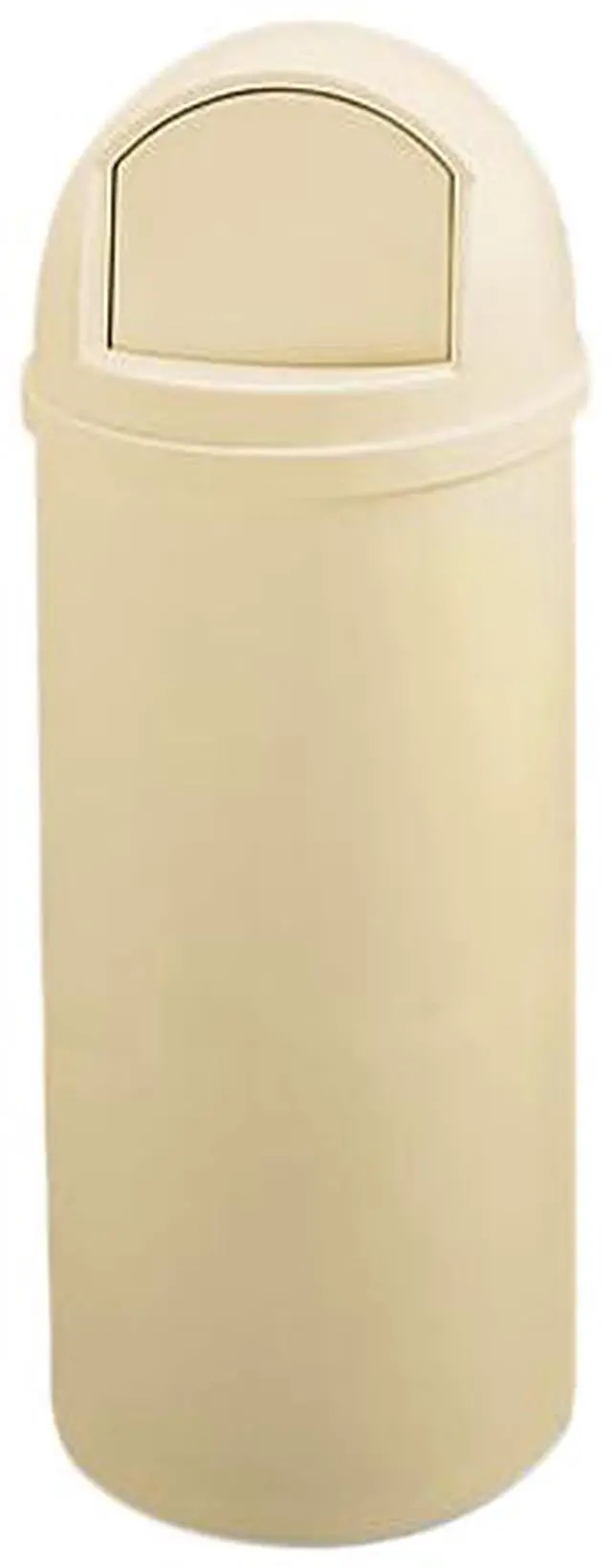 Main image of Rubbermaid Commercial 817088BG Marshal Classic Container, Round, Polyethylene, 25 gal, Beige