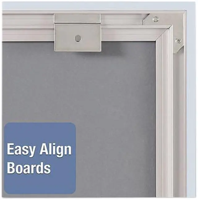 Alt view image 5 of 5 - Quartet 33705 Vertical Matrix Employee Tracking Board, 34" x 23", Aluminum Frame