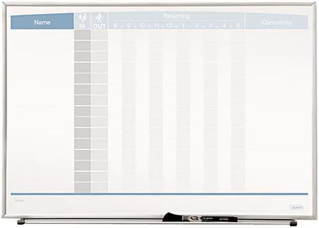Main image of Quartet 33704 Matrix Employee Tracking Board, 23 x 16
