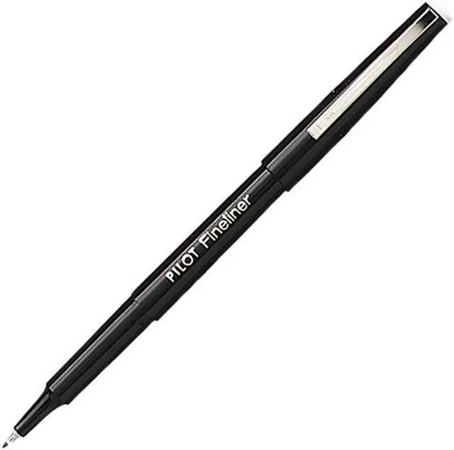 Main image of Pilot 11002 Fineliner Marker, Fine Pen Point Type - 0.7 mm Pen Point Size - Black - Black - 1Each