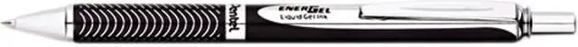 Main image of Pentel BL407A-A EnerGel Alloy RT Roller Ball Retractable Gel Pen, Black Ink, Medium