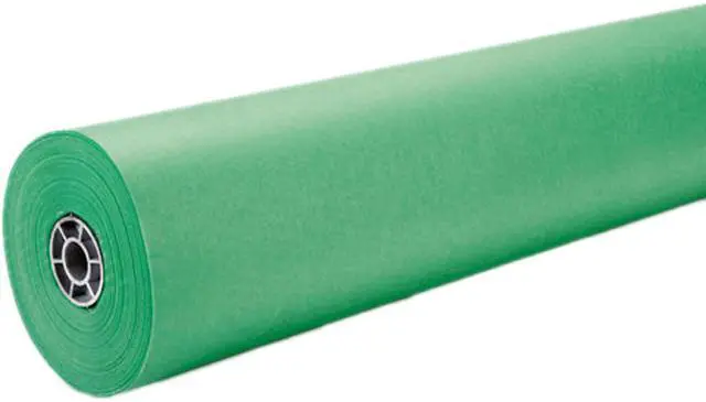 Main image of Pacon 63130 Rainbow Duo-Finish Colored Kraft Paper, 35 lbs., 36" x 1000 ft, Bright Green