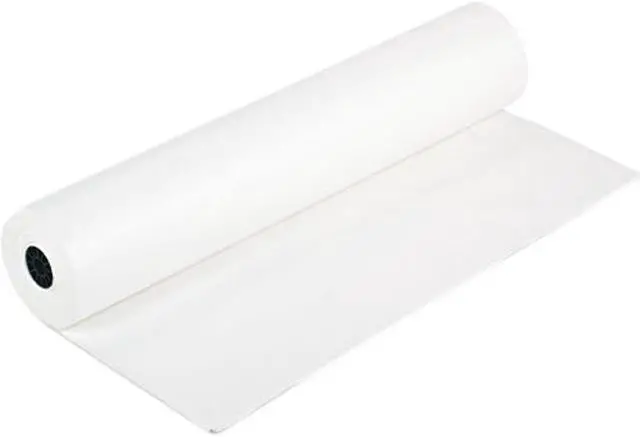 Main image of Pacon 63000 Rainbow Duo-Finish Colored Kraft Paper, 35 lbs., 36" x 1000 ft, White