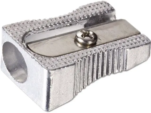 Main image of Officemate 30218 Metal Pencil Sharpener, Metallic Silver, 4/Pack