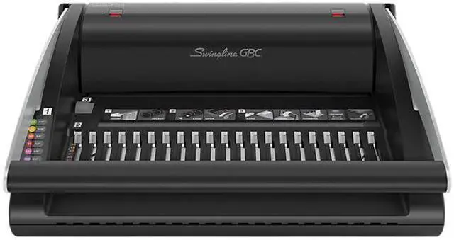 Alt view image 2 of 3 - GBC 7706172 CombBind C20 Manual Binding Machine, 21-3/4w x 18-3/4d x 9-1/4h, Black