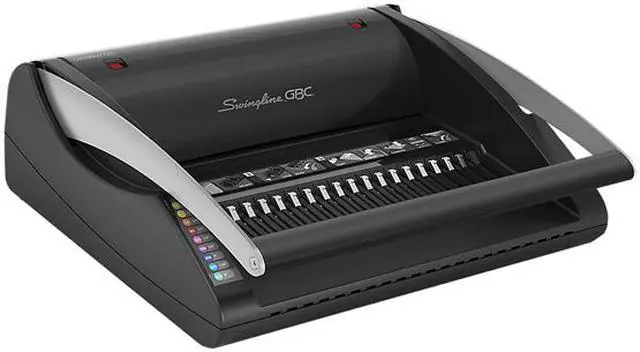 Alt view image 3 of 3 - GBC 7706172 CombBind C20 Manual Binding Machine, 21-3/4w x 18-3/4d x 9-1/4h, Black