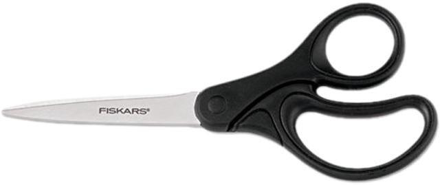 Fiskars 8 Straight Recycled Scissors Black