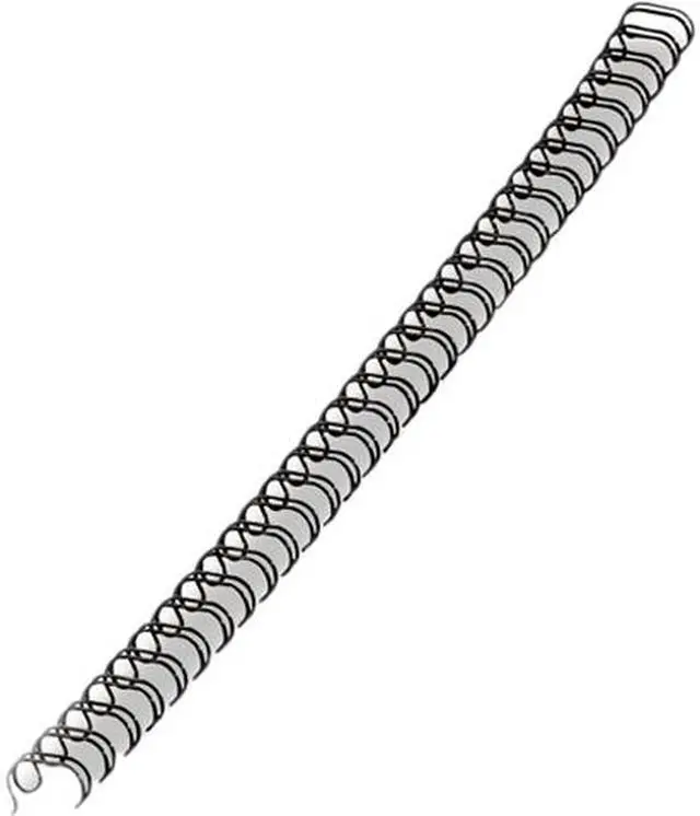 Main image of 5255601 Fellowes Wire Bindings, 9/16" Diameter, 130 Sheet Capacity, Black, 25/Pack