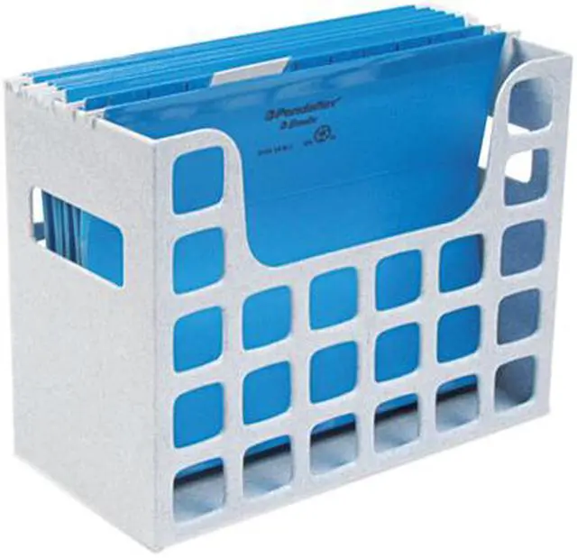 Alt view image 2 of 2 - Oxford 23054 DecoFlex Letter Size Desktop Hanging File, Plastic, 12 1/4 x 6 x 9 1/2, Granite