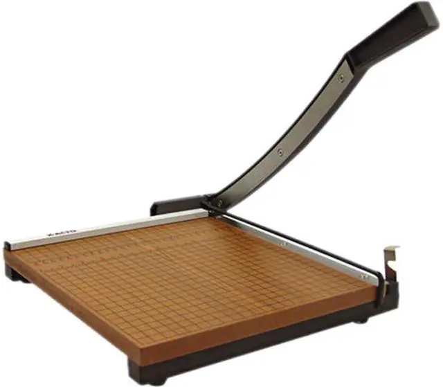 Main image of X-ACTO 26615, Square Commercial Grade Wood Base Guillotine Trimmer, 15 Sheets, 15" x 15"
