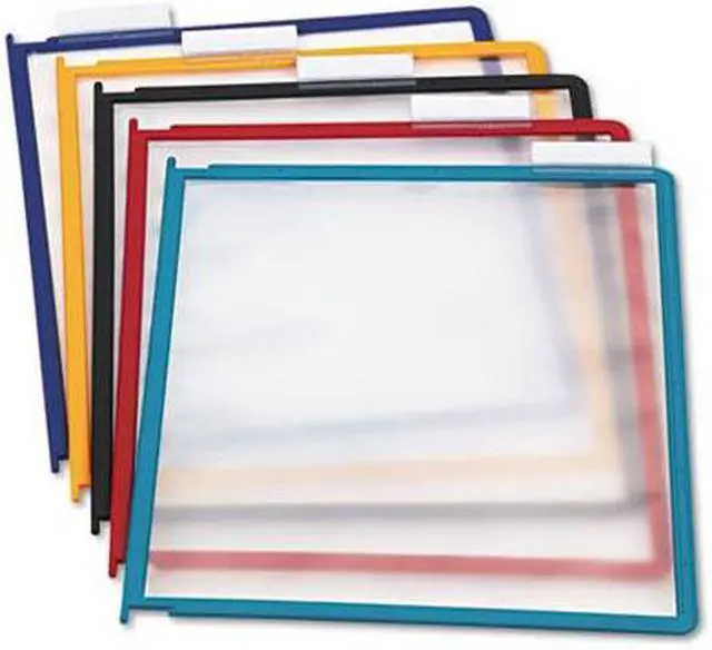 Main image of Durable 5548-00 InstaView Desk Reference System Replacement Panels, Letter, Assorted, 5/Set