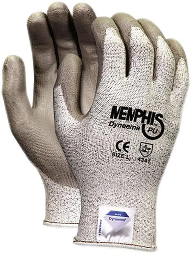 Main image of MCR Safety 9672L Memphis Predator Coated Nitrile Safety Gloves, Blue (Large)