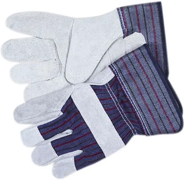 Main image of Memphis 12010XL Split Leather Palm Gloves, Gray