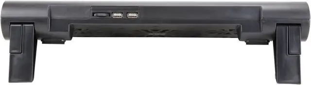 Alt view image 4 of 8 - Rosewill Laptop Cooling Pad, Gaming Laptop Cooler for 12-17 Inch Laptops, 5 Quiet Fans Blue LED Light, Adjustable Angles, Wind Speed Control, 2 USB Ports - (RWNB17A)