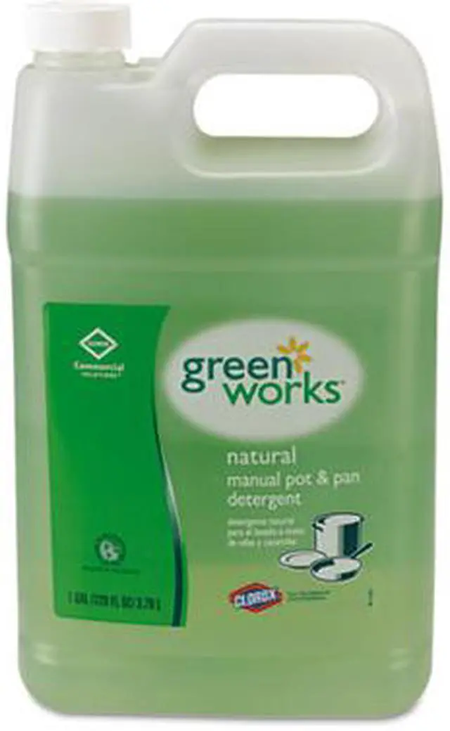 Main image of Clorox 30388 Green Works Pot & Pan Detergent, Natural Scent, 1 gal Bottle
