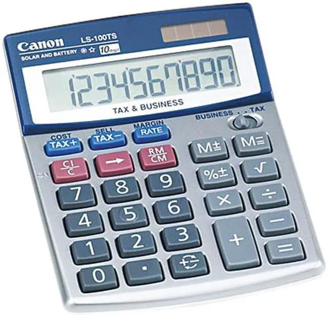 Main image of Canon USA 5936A028AA LS100TS Portable Desktop Business Calculator, 10-Digit LCD