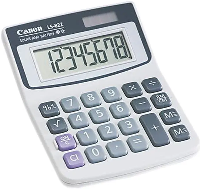 Main image of Canon USA 4075A007AA LS82Z Minidesk Calculator, 8-Digit LCD