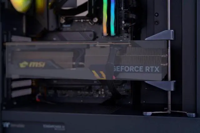 Alt view image 3 of 4 - Rosewill Graphic Card support bracket, GPU Holder provide strong support