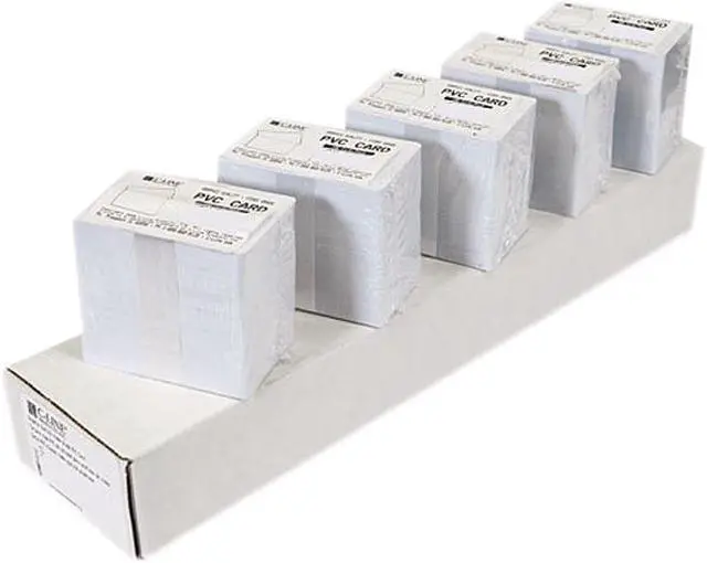 Main image of C-line 89007 PVC ID Badge Card, 3-3/8 x 2-1/8, White, 100/Pack