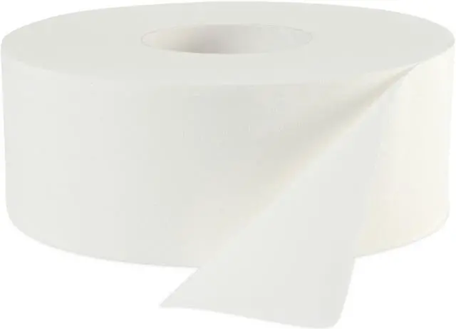 Alt view image 2 of 2 - Boardwalk 6100 JRT Bath Tissue, Jumbo, Two-Ply, White, 1000 Feet/Roll, 12 Rolls/Carton