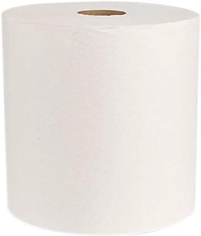 Main image of Boardwalk 17GREEN Green Universal Roll Towels, Natural White, 8"W 800 ft./Roll, 6 Rolls/Carton