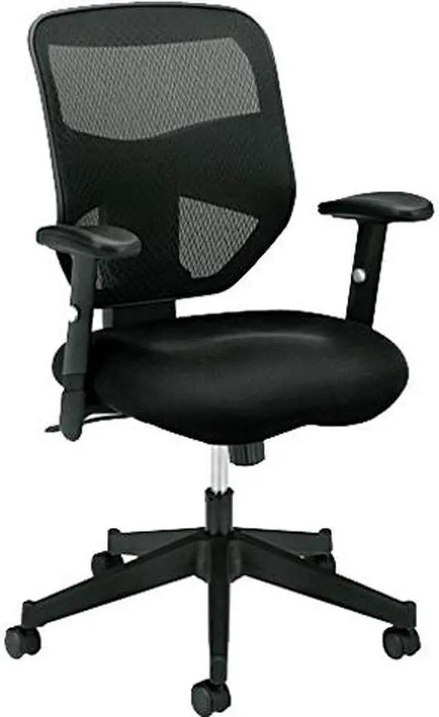 Main image of HON Prominent High Back Work Chair - Mesh Computer Chair for Office Desk, Black (HVL531)