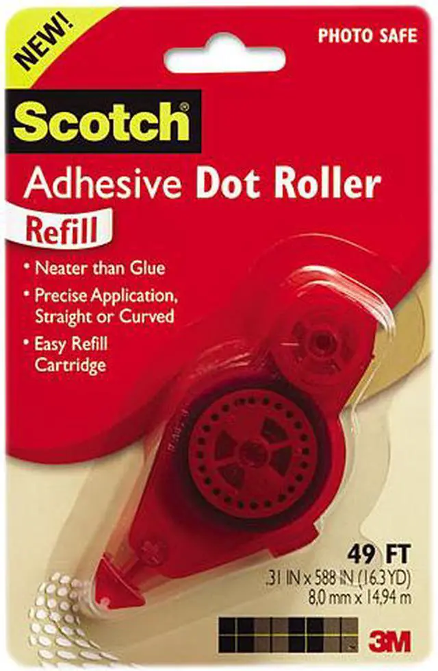 Main image of Scotch Adhesive Dot Refill, .3 in x 49ft