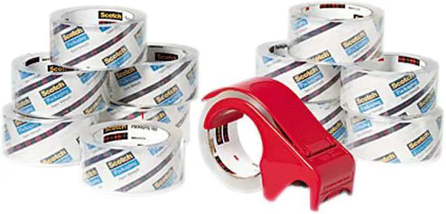 Main image of Scotch 3850-12DP3 3850 Heavy Duty Packaging Tape, 1.88" x 54.6 yards, Clear, 12/Box