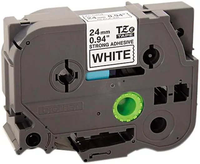 Main image of Brother TZES251 24 mm (0.94") Black on White Tape with Extra Strength Adhesive 8 m (26.20 ft.)