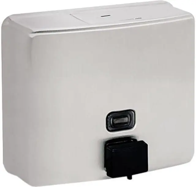 Main image of Bobrick 4112 ConturaSeries Surface-Mounted Soap Dispenser,40-oz,Stainless Steel Satin