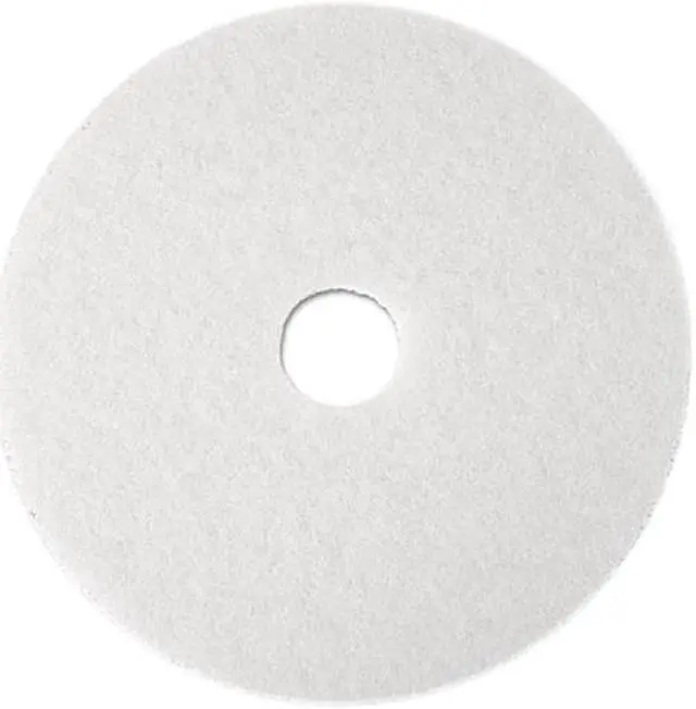 Main image of 3M 08484 Super Polish Floor Pad 4100, 20", White, 5 Pads/Carton