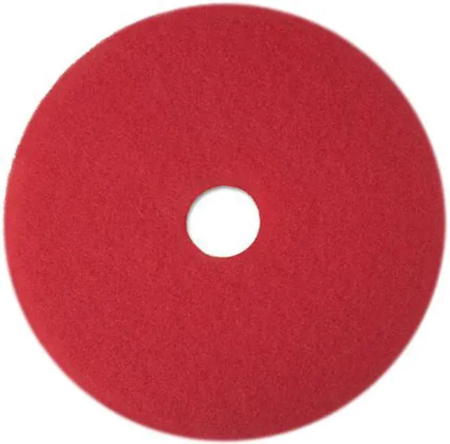 Main image of 3M 08388 Buffer Floor Pad 5100, 13", Red, 5 Pads/Carton