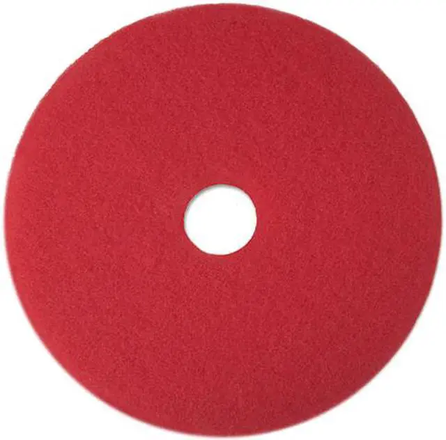 Main image of 3M 08387 Buffer Floor Pad 5100, 12", Red, 5 Pads/Carton