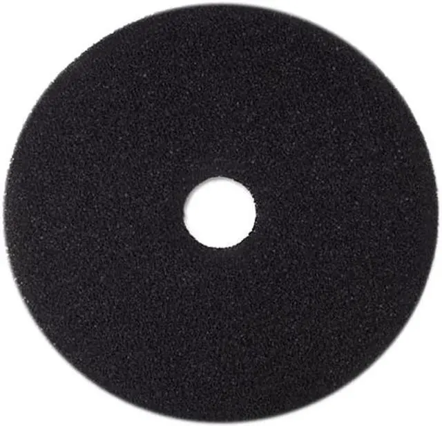 Main image of 3M 08381 Stripper Floor Pad 7200, 19", Black, 5 Pads/Carton