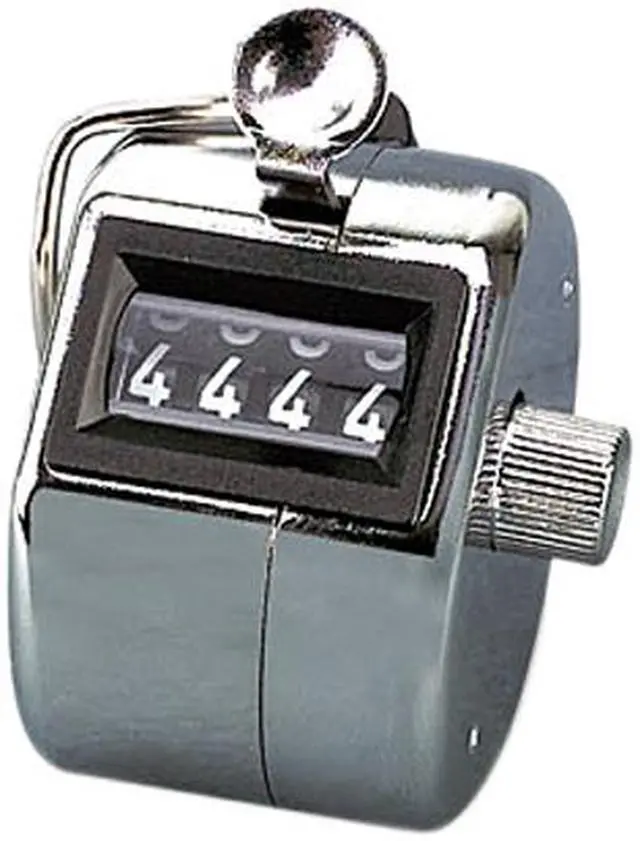Main image of GBC 9841000 Tally I Hand Model Tally Counter, Registers 0-9999, Chrome