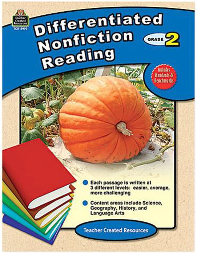 Teacher Created Resources 2919 Differentiated Nonfiction Reading, Grade ...