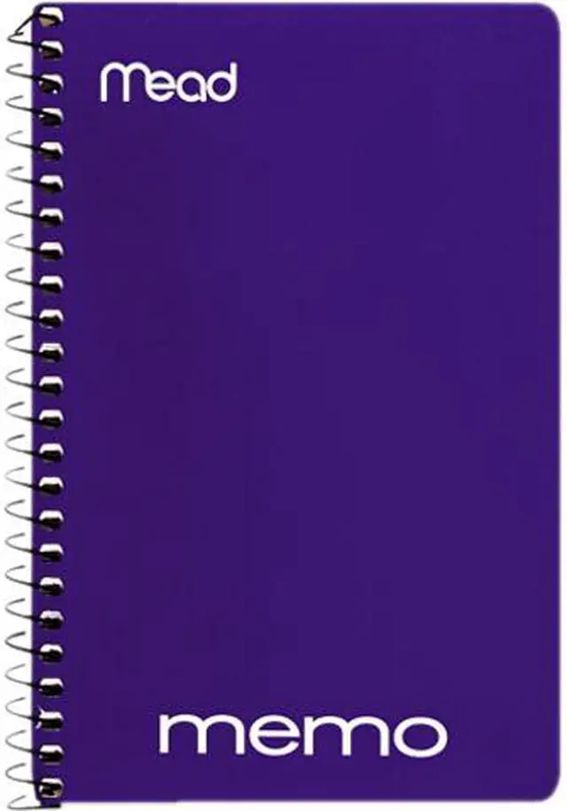 Main image of Mead 45644 Memo Book, College Ruled, 6" x 4", Wirebound, 40 Sheets, Assorted