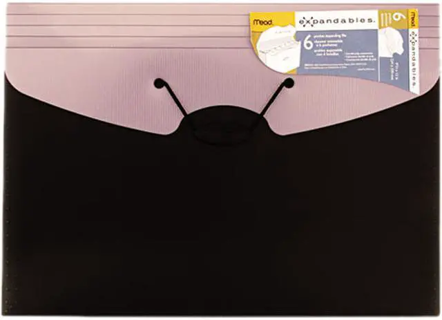 Main image of Mead 35914 Expandables Six-Pocket Expanding File, Letter, Assorted