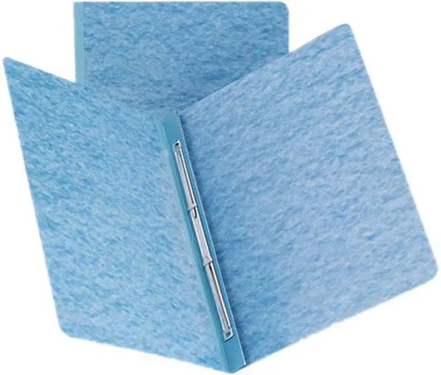 Main image of Smead 81050 Smead Side Opening Pressboard Report Cover, Prong Fastener, Letter, Blue