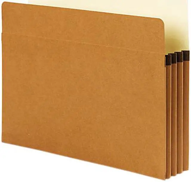 Main image of Smead 73230 SuperTab Pocket, Redrope, 3 1/2 Inch Accordion Expansion, Letter, 25/Box, 1 Box